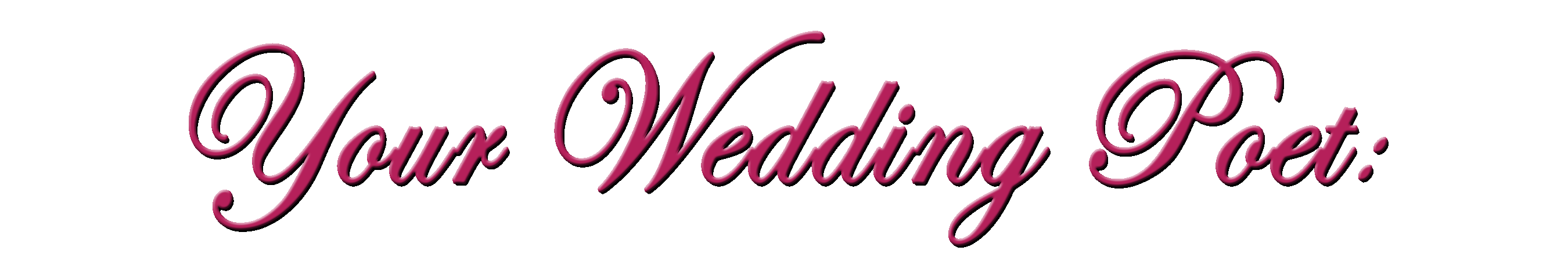 Your Wedding Poet